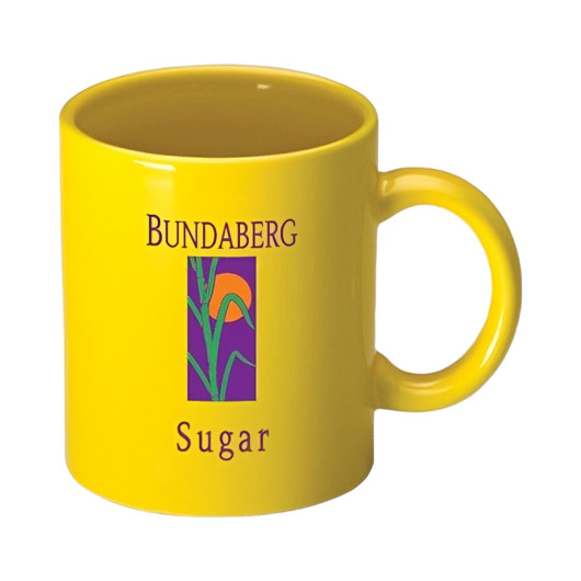 Promotional Coffee Mug Yellow Bundaberg
